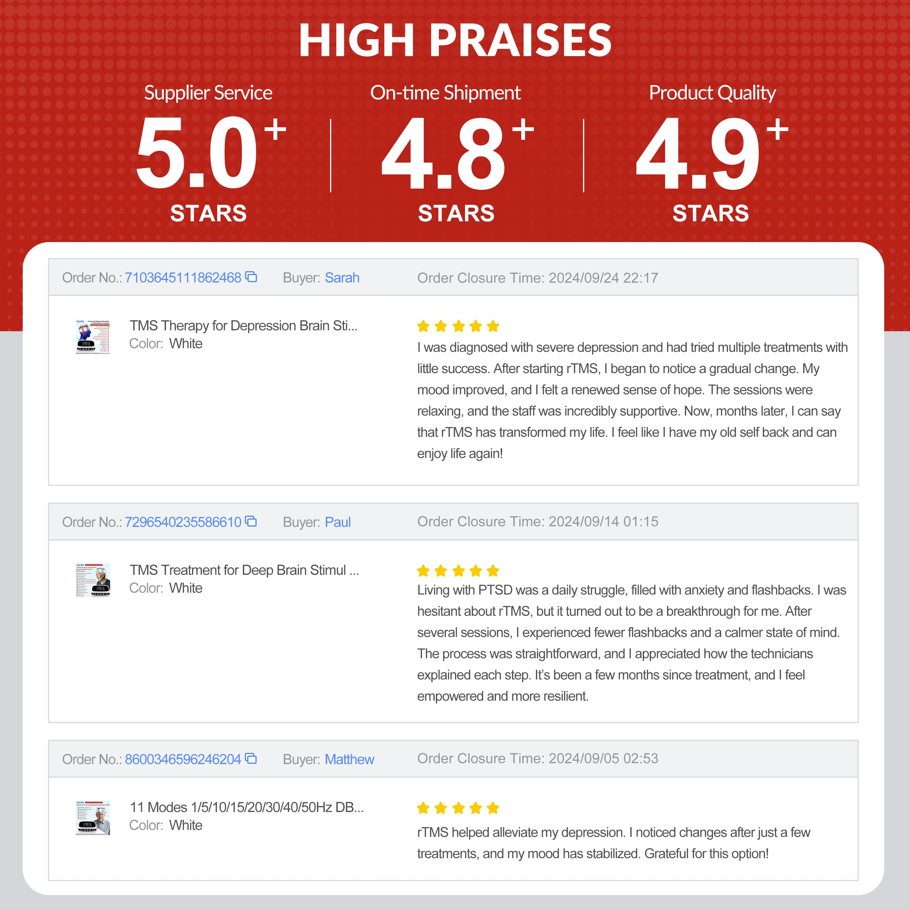 ZJKC TMS Treatment for Depression Parkinson's Deep Brain Memory Enhancement And Brain Stimulation Reduce Long Term Nerve Damage