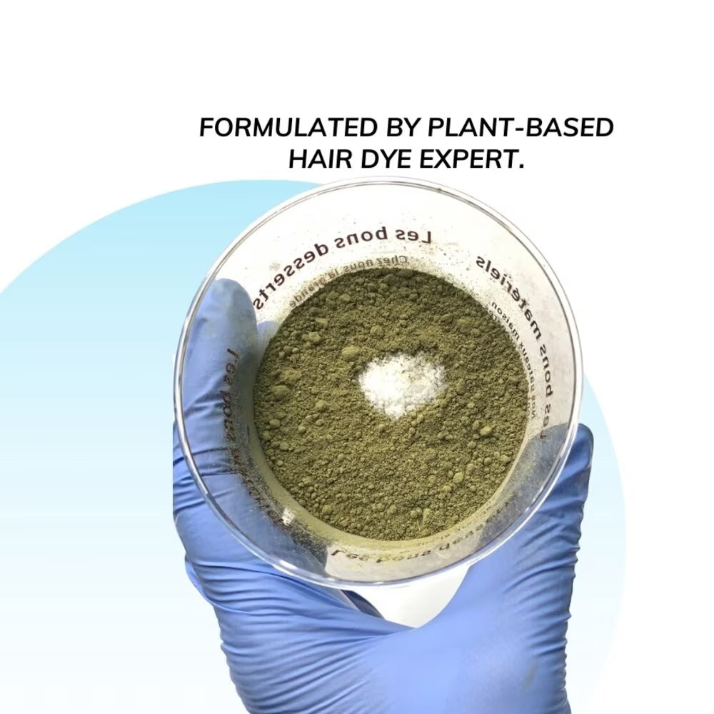 SVA Raatrani Plant-Based Hair Dye Kit - Jet Black Shade 200g