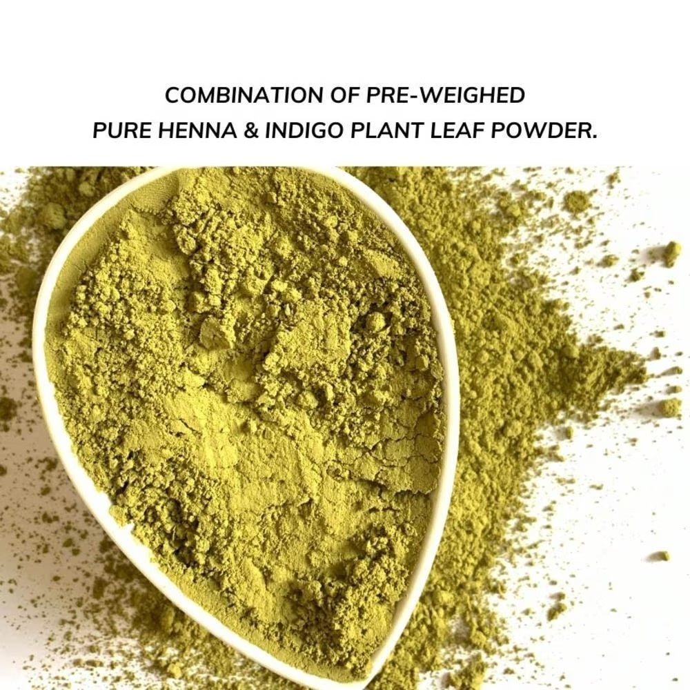 SVA Amrapali Plant-Based Hair Dye Kit - Deep Brown Shade 150g