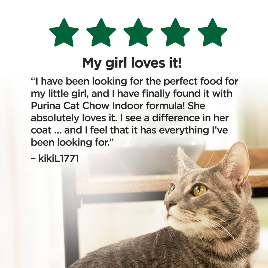 Purina Cat Chow Hairball & Healthy Weight, Indoor Dry Cat Food, Chicken, 3.15 lb Bag