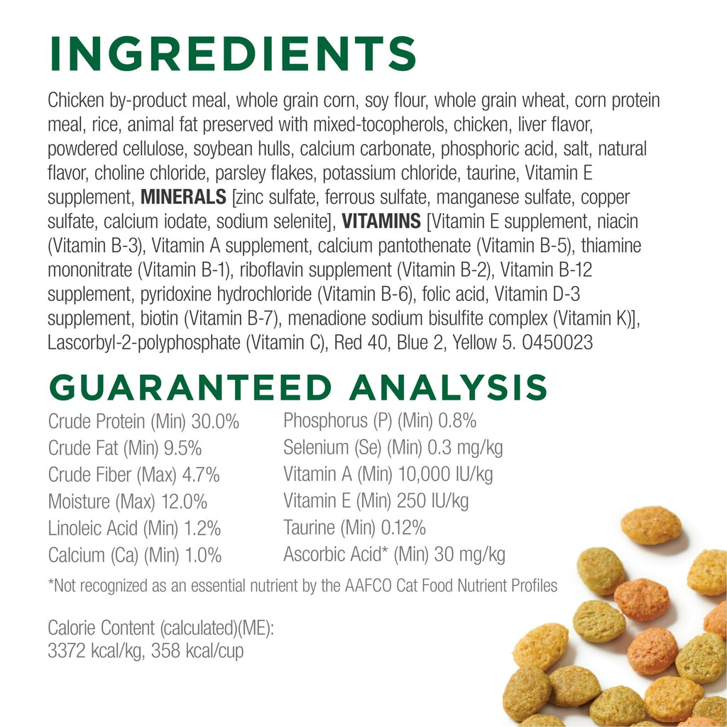 Purina Cat Chow Hairball & Healthy Weight, Indoor Dry Cat Food, Chicken, 3.15 lb Bag