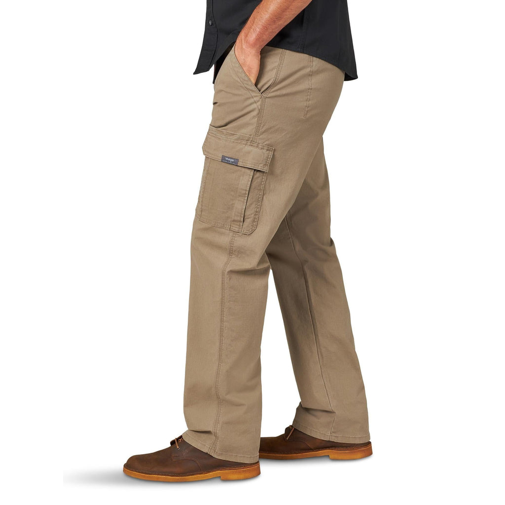Wrangler Men's and Big Men's Relaxed Fit Cargo Pants With Stretch