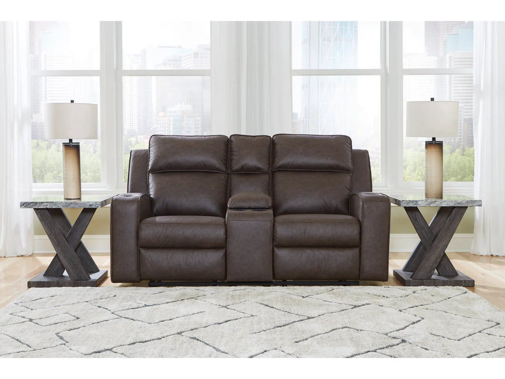 Lavenhorne Manual Reclining Loveseat with Console