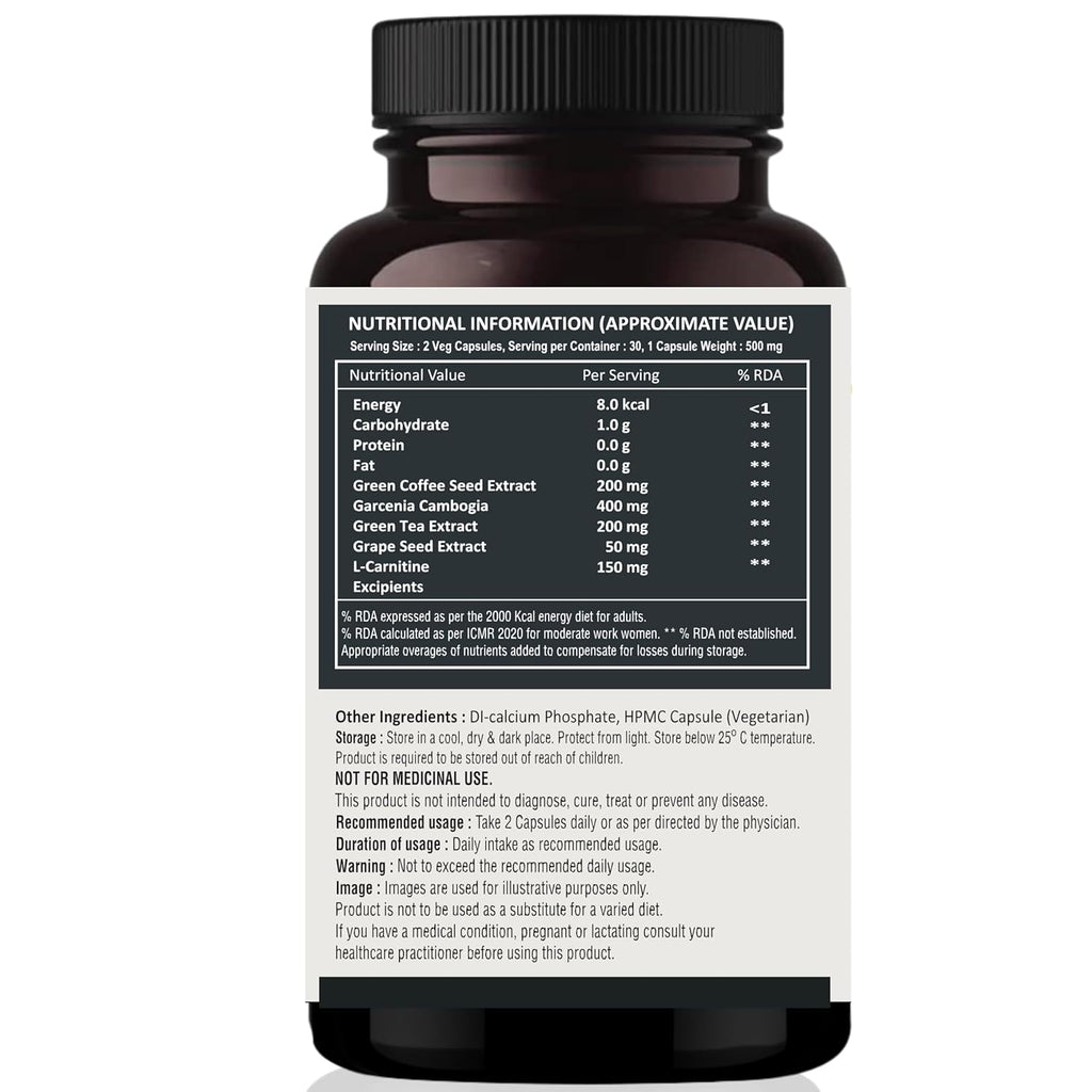 Outsup Keto Fat Burner 60 Caps 1000MG, Weight Loss Supplement for Women & Men With Garcinia Cambogia