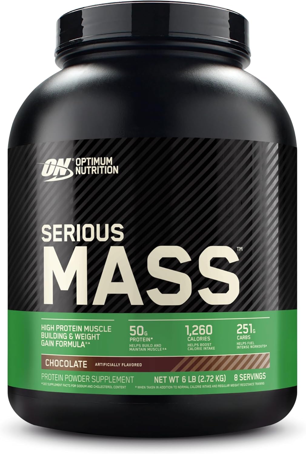 Optimum Nutrition Serious Mass, Weight Gainer Protein Powder, Mass Gainer, Vitamin C and Zinc for Immune Support, Creatine, Chocolate