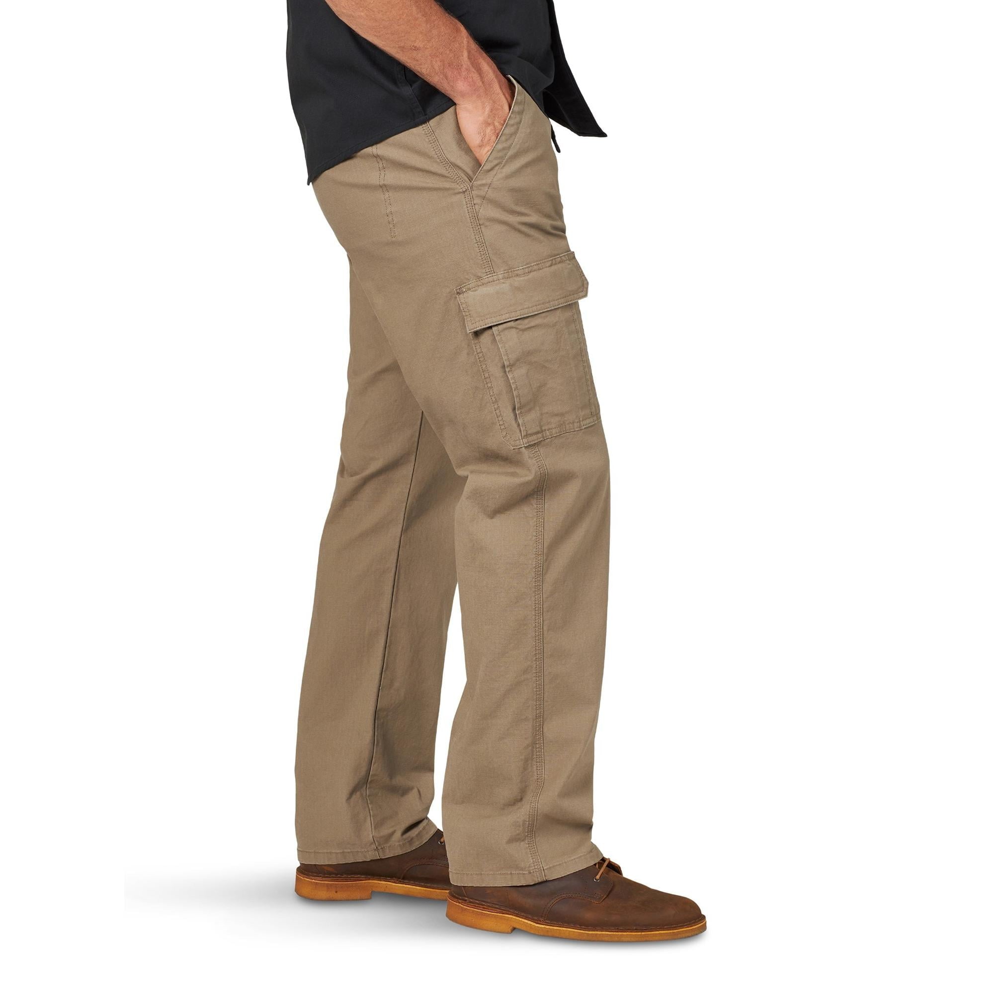 Wrangler Men's and Big Men's Relaxed Fit Cargo Pants With Stretch