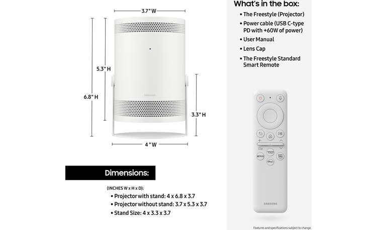 Samsung The Freestyle Gen 2