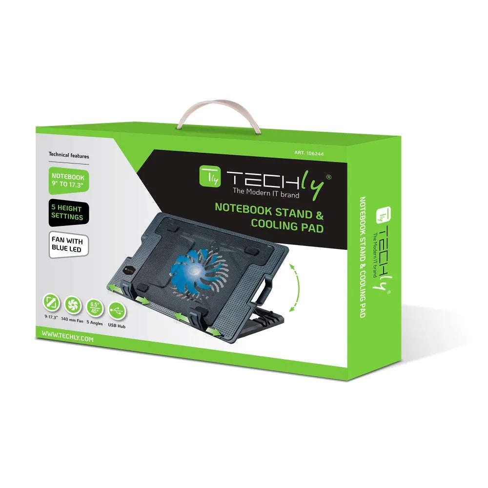 Techly 106244 17.3´´ Laptop Cooling Base
